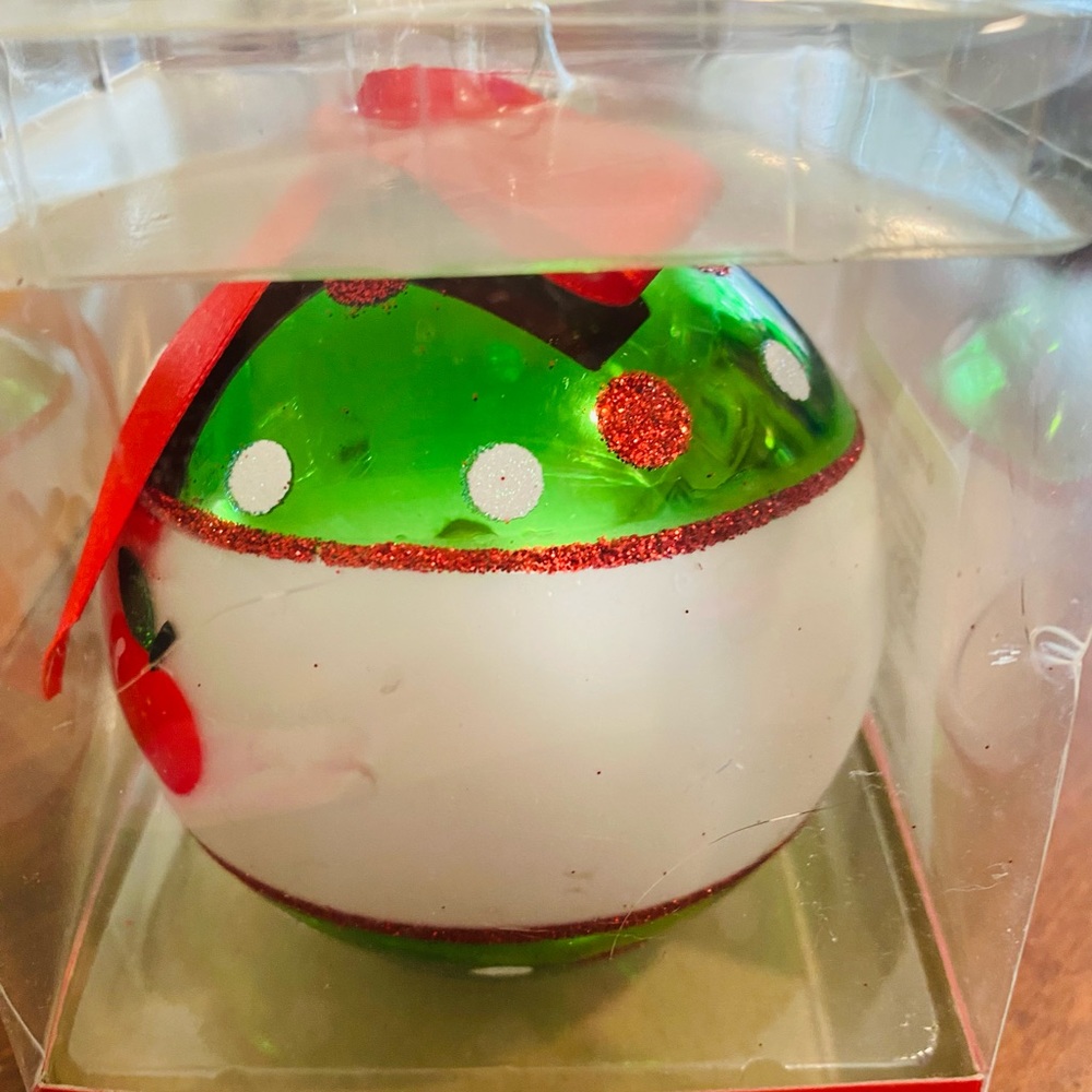 Best Teacher Painted Glass Ornament NIB NWT - Picture 4 of 9